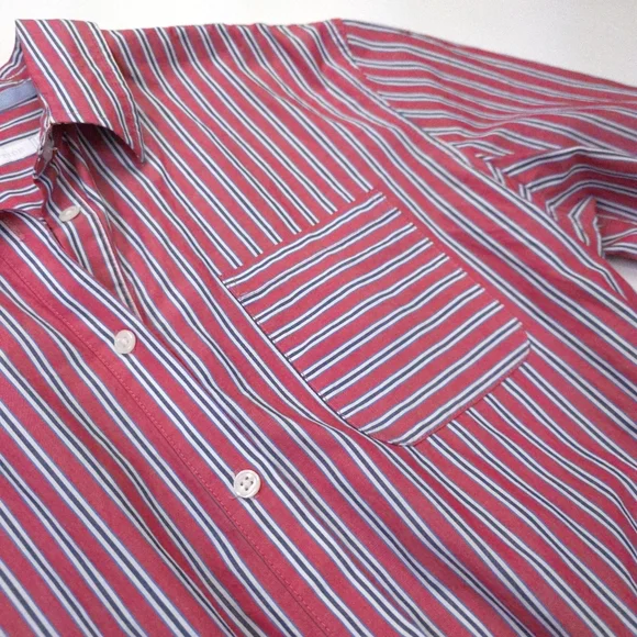 New Southern Tide Striped Red and White Womens Belted Pocketed Maxi Dress Sz S - Picture 12 of 15